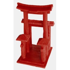 Zen Deco Temple Red